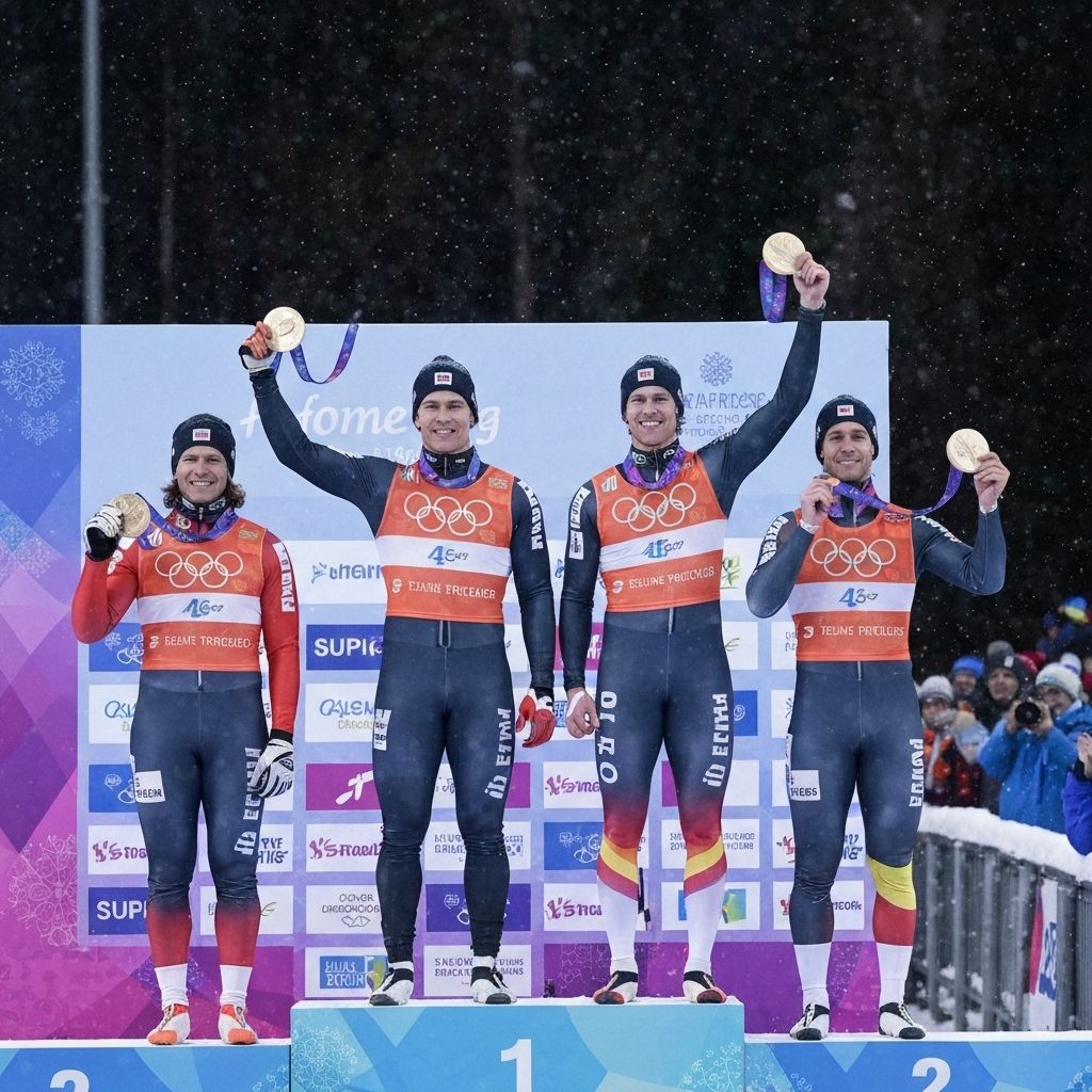 Olympic podium